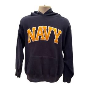 Men's The Game NAVY Hooded Sweatshirt - Size Medium